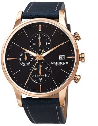 Men's Leather Watch-AE