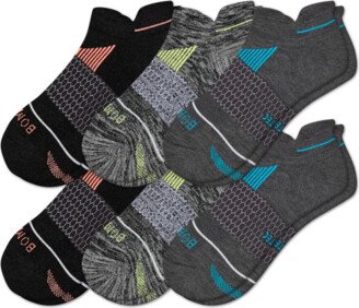 Men's Merino Wool Blend Running Ankle Sock 6-Pack - Multi - Large