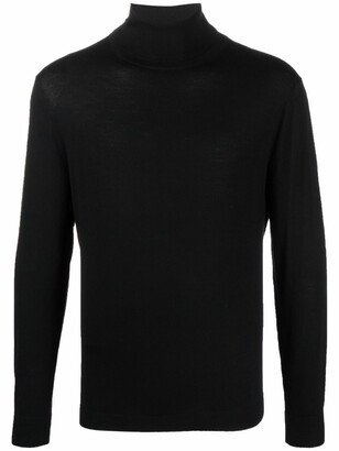 Roll-Neck Virgin-Wool Jumper-AB