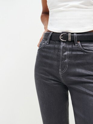 Cynthia High Rise Straight Long Jeans