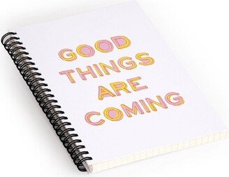 June Journal Good Things Are Coming I Spiral Notebook