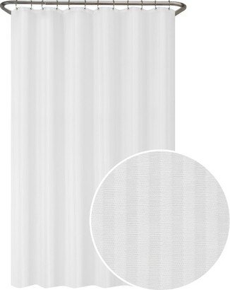 Ultimate Striped Shower Liner White - Zenna Home