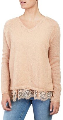 Twinset V-Neck Wool & Mohair-Blend Sweater-AA