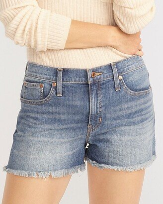 Mid-rise denim short in Squash wash