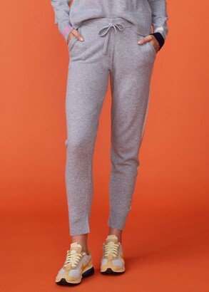 Wool Cashmere Sweater Pants In Dark Heather