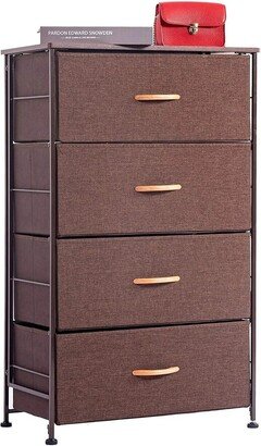 RASOO 4-Drawer Vertical Dresser Tower, Easy Assembly, Rust-Proof Steel Frame