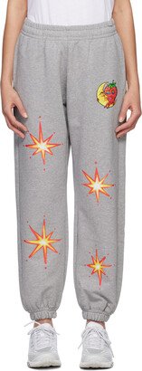 Sky High Farm Workwear Gray Firework Lounge Pants-AA