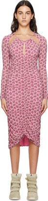 Pink Logane Midi Dress