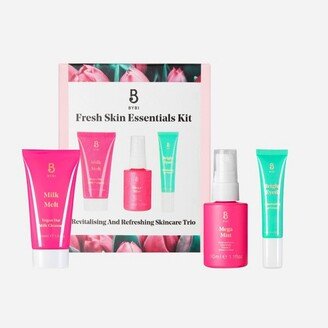 BYBI Clean Beauty Fresh Skin Essentials Skincare Set with Facial Cleanser, Face Mist, and Eye Cream - 3ct