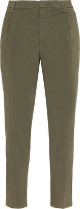 Pleat Detailed Regular-Cut Chinos-AA