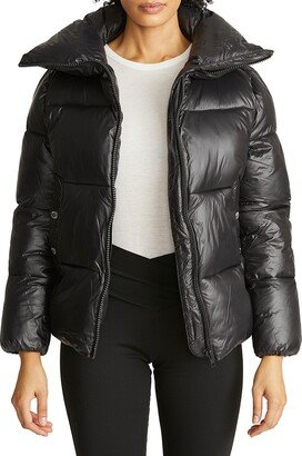 Stand Collar Puffer Jacket-AA