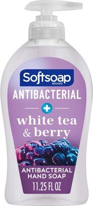 Softsoap Antibacterial Liquid Hand Soap Pump - White Tea & Berry - 11.25 fl oz