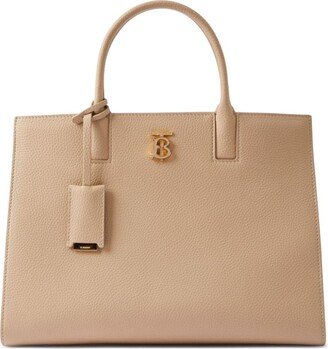 Frances leather tote bag