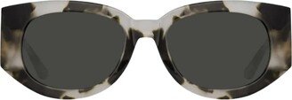 Debbie - Black & Grey Tortoise Sunglasses