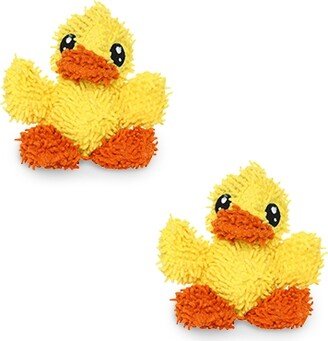 Mighty Jr Microfiber Ball Duck, 2-Pack Dog Toys