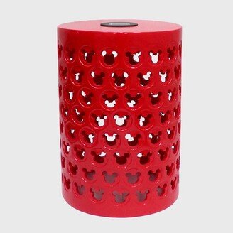 17 Mickey Mouse Solar Power Ceramic Garden Stool Red