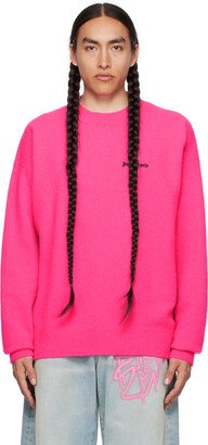 Pink Embroidered Sweater