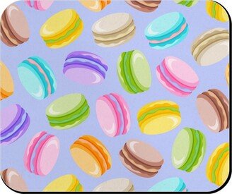 Mouse Pads: Pastel Macarons - Lavender Mouse Pad, Rectangle Ornament, Purple