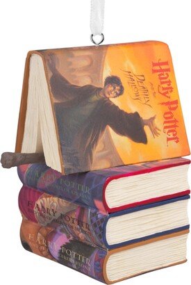 Christmas Ornament Harry Potter Stacked Books and Wand