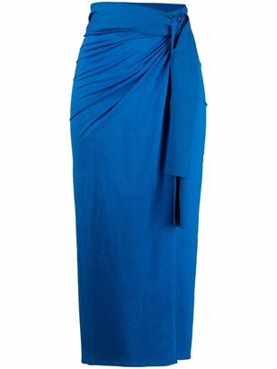 Péplum maxi skirt-AA