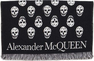 Skull Scarf In Wool