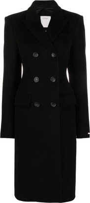 Double-Breasted Wool Coat-BQ