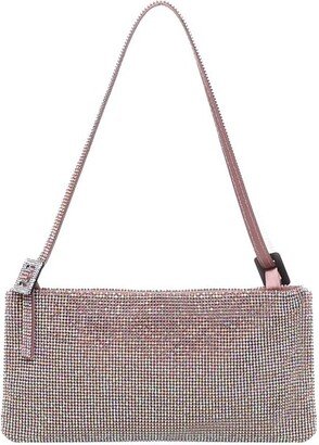 Embellished Buckle Detailed Shoulder Bag