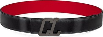 Happy Rui Leather Monogram Belt-AA