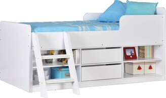 Dunelm Felix Low Sleeper Bed White