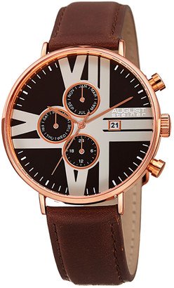 Men's Leather Watch-AG