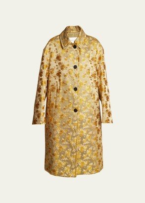 Rinks Floral Jacquard Coat