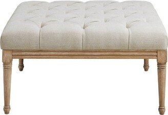 Bonnieville Upholstered Button Tufted Accent Ottoman