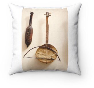 Antique Musical Instrument Pillow - Throw Custom Cover Gift Idea Room Decor