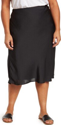 NORDSTROM RACK Essential Bias Cut A-Line Skirt