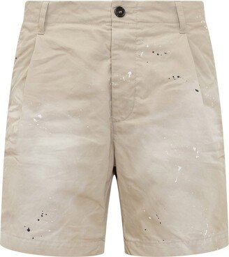 Logo Printed Chino Shorts