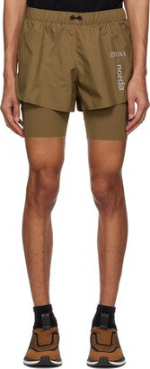 Khaki Norda Edition Shorts