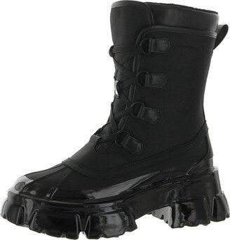 Trench Womens Leather Lace Up Combat & Lace-up Boots