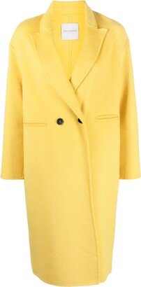 ERMANNO FIRENZE Double-Breasted Wool-Blend Coat-AA