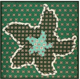 Emerald Star Print Scarf