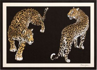 Leopard-Motif Paper Placemats (Set Of 36)