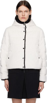 White Malp Faux-Fur Down Jacket