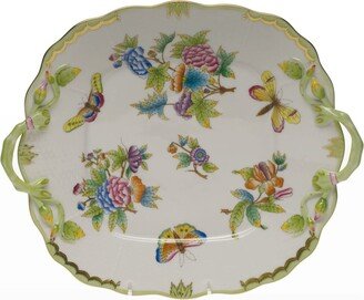 Queen Victoria Square Tray with Handles