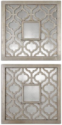 Set Of 2 Sorbolo Squares Decorative Mirror