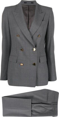 Double-Breasted Two-Piece Suit-AC