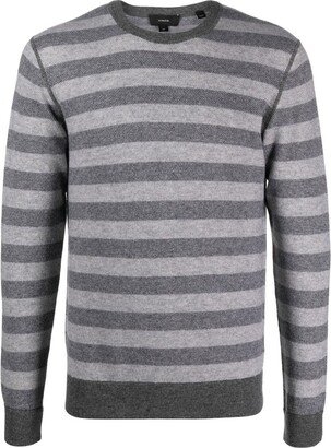 Striped Knit Jumper-AA