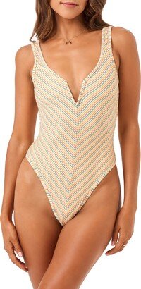 Coco Stripe One-Piece Swimsuit