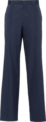 Straight-Leg Cotton Trousers-CT