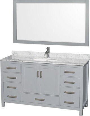 Sheffield Single Vanity Set, 58-inch Mirror