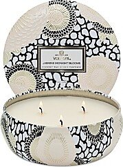 Jasmine Midnight Blooms 3-Wick Tin Candle, 12 oz.