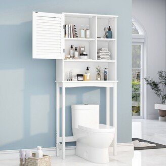 Tiramisubest Over-The-Toilet Space Saver Bathroom Storage with Adjustable Shelf